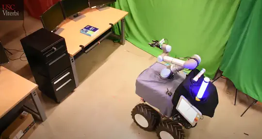 ADAMMS-UV Robot built for fighting COVID